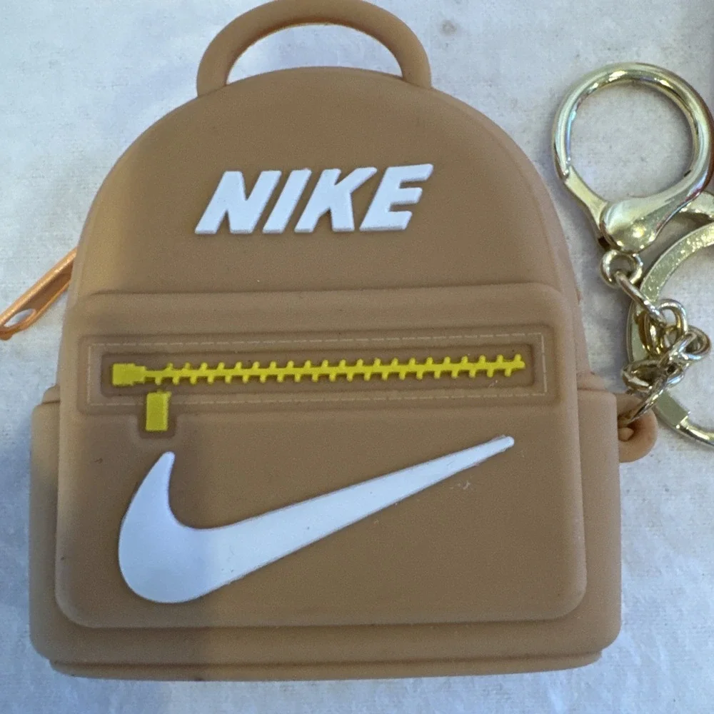 Shockproof Silicone Case for AirPods On Key Ring Soft Protective Cover Bag Charm